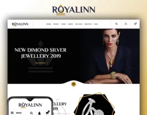 Royalinn Jewellery Store OpenCart Template - TemplateMonster
