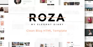 Roza - Clean Blog HTML Template