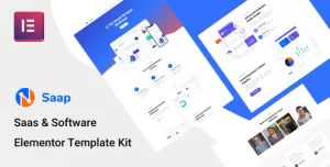 Saap - Saas & Software Elementor Template Kit