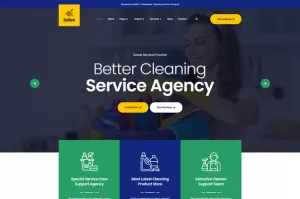 Safee - Cleaning Service Elementor Template Kit