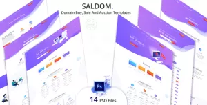 Saldom - Domain Sale And Auction Templates
