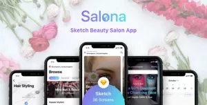 Salona - Sketch Beauty Salon App