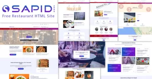 Sapid - Restaurant HTML Template FREE - TemplateMonster