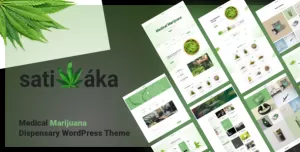 Sativaka - Medical Marijuana Dispensary WordPress