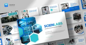 Science and Laboratory Keynote Template - TemplateMonster