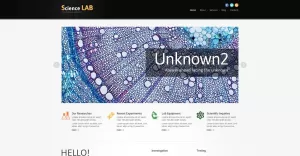 Science Lab Responsive Joomla Template - TemplateMonster