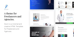 Scorn - Freelancer and Professional Landing Page Template