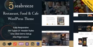 Seabreeze - Restaurant and Cafe WordPress Theme