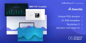 Searchly Multipage Seo Psd Template