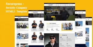 Securepress - Security Company HTML Responsive  Template