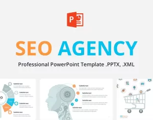 SEO Agency PowerPoint template