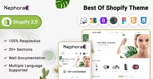 Sephoria Bio–Cosmetics Health–Beauty Shopify 2.0 Responsive Store