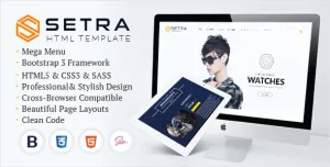 Setra - e-Commerce Website Template