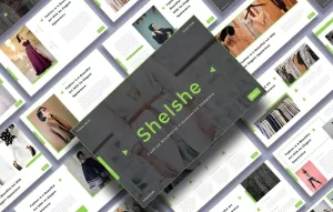 Shelshe - Fashion Minimalist PowerPoint template