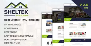 Sheltek - Real Estate HTML Template + RTL
