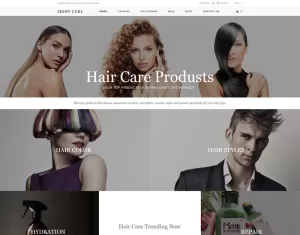 Shiny curl - Hair Care Store E-commerce Modern Shopify Theme