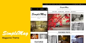 SimpleMag - Magazine Drupal 7 and 8 Theme