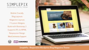 SimplePix - Responsive WordPress Blog Magazine Theme