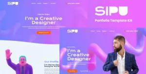 Sipu - Creative Portfolio Elementor Template Kit