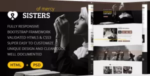 Sisters of Mercy — Nonprofit HTML Template