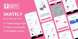 Skately - Ecommerce App Figma UI Template