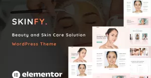 Skinfy - Beauty and Skin Care Solution One Page WordPress Theme