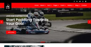 Sky Kart - Karting Club HTML5 Website Template