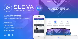 Slova - Corporate PSD Template