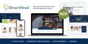SmartHead  Tutoring Service & Online School Education WordPress Theme