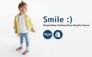 Smile - Simple Baby Clothing Store Shopify Theme