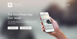 Snapview - Mobile App Landing Template