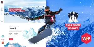 Snow Club  Ski Resort and Snowboard Classes WordPress Theme