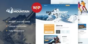 Snow Mountain  Ski Resort & Snowboard School WordPress Theme