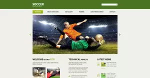 Soccer Responsive Joomla Template