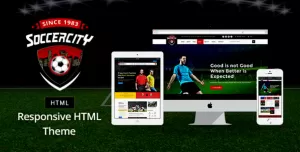 Soccer Sports - Sports HTML Template