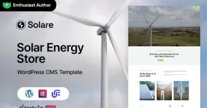 Solare - Solare Energy WordPress Elementor Theme