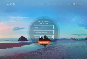 Solaris - Travel Agency WordPress Theme