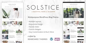 Solstice - A WordPress Shop Blog Theme
