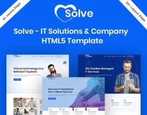 Solve - IT Solutions & Company  HTML5 Website Template