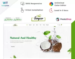 Soyco Organic Super Mall PrestaShop Theme - TemplateMonster