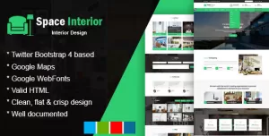 Space Interior - HTML Template for Architecture, Construction, and Interior Design