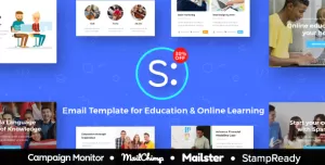 Spanda - Education & Online Learning Email Template - StampReady Builder + Mailster & Mailchimp