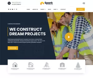 Spark Construction - Construction Elementor Template Kit