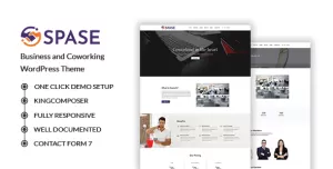 Spase - Business and Coworking WordPress Theme