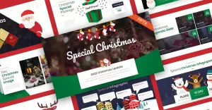 Special Christmas PowerPoint Template - TemplateMonster