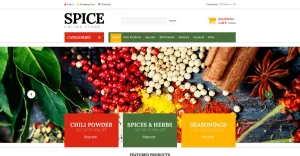 Spice Shop ZenCart Template