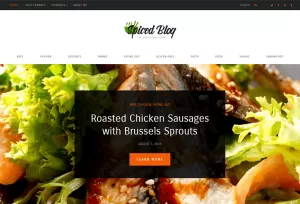 Spiced Blog - Recipes & Food Personal Blog WordPress Theme