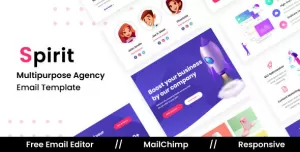 Spirit Agency - Multipurpose Responsive Email Template