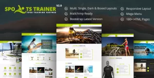 Sports Trainer HTML Template