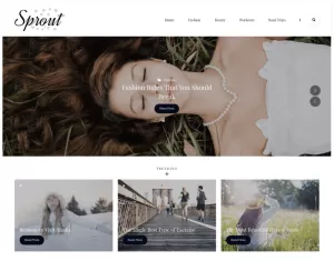Sprout - Personal Blog WordPress Theme - TemplateMonster